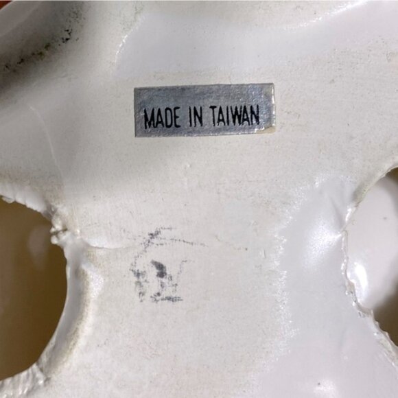 Vintage Floral Ceramic Kitty Cat Tape Dispenser - Picture 9 of 12